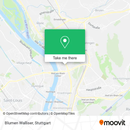 Карта Blumen Walliser