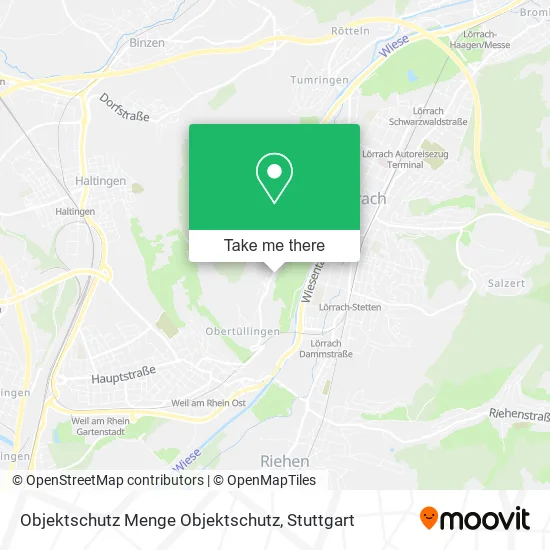 Карта Objektschutz Menge Objektschutz
