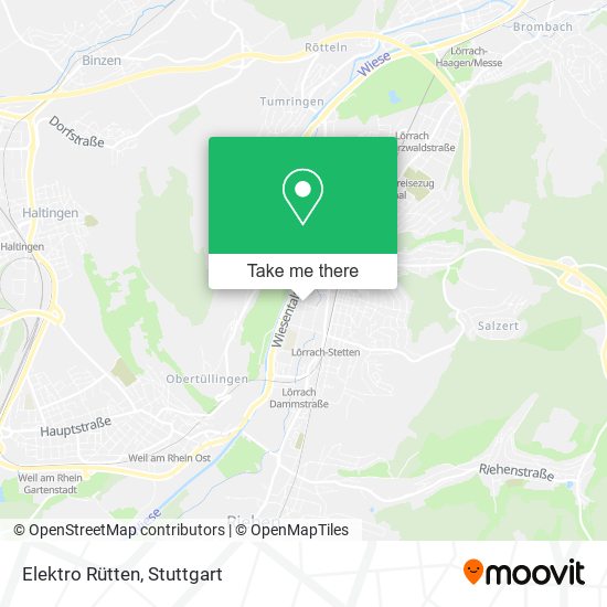 Elektro Rütten map