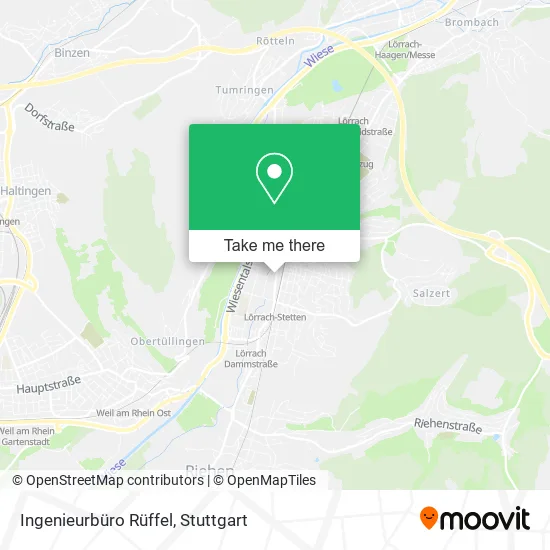 Карта Ingenieurbüro Rüffel