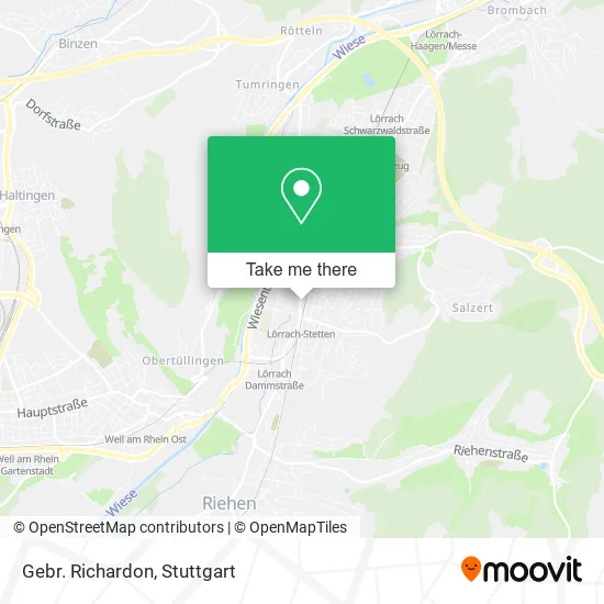 Карта Gebr. Richardon