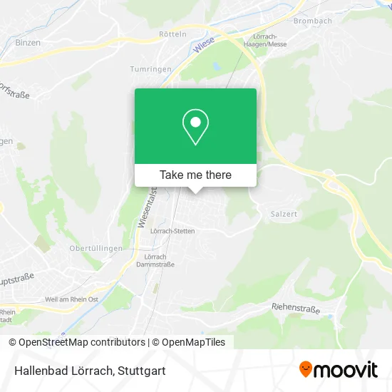 Карта Hallenbad Lörrach