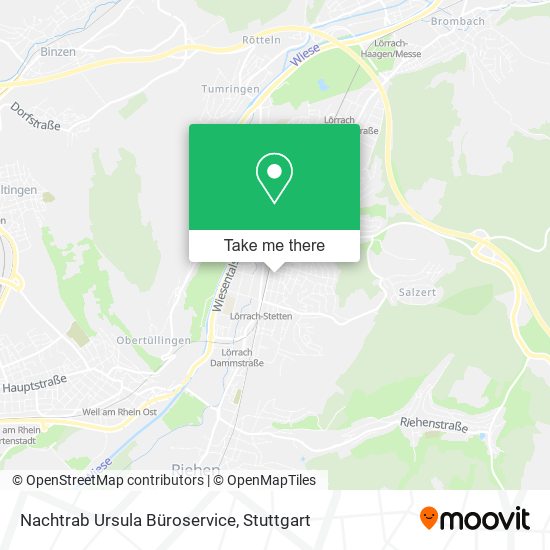 Nachtrab Ursula Büroservice map