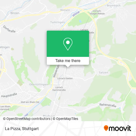 Карта La Pizza