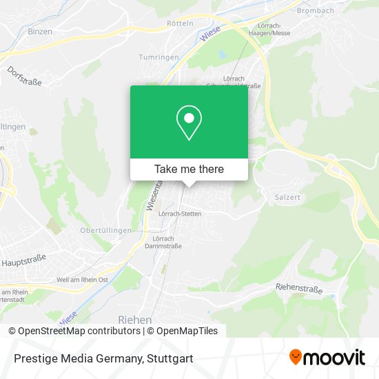 Prestige Media Germany map