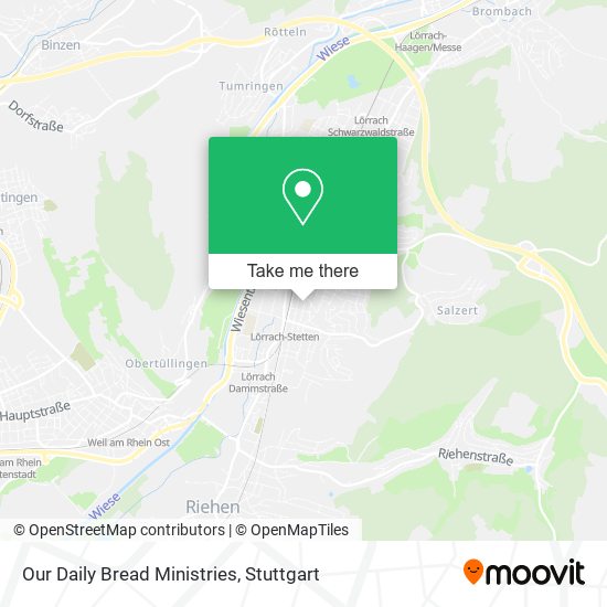 Our Daily Bread Ministries map