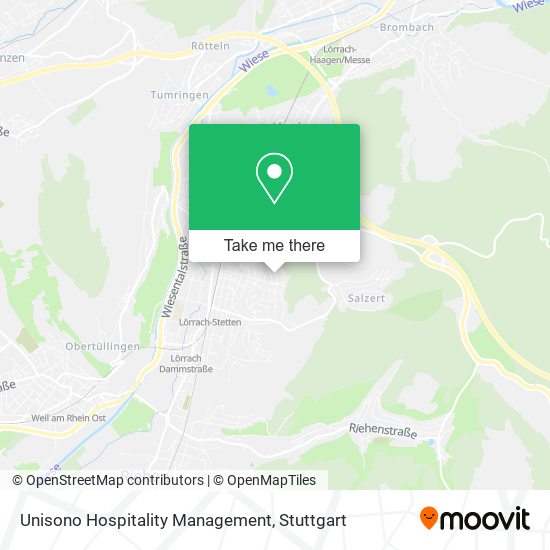 Unisono Hospitality Management map