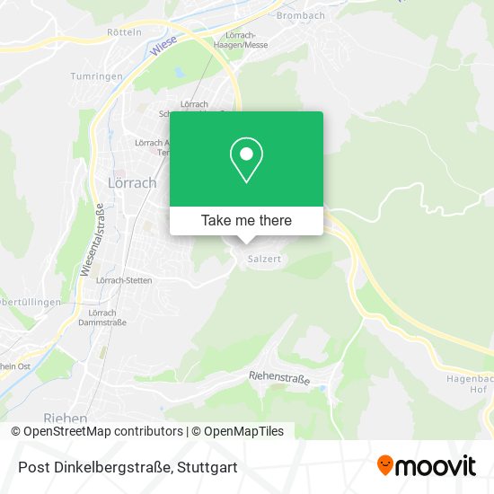Post Dinkelbergstraße map