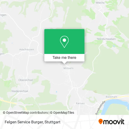 Карта Felgen Service Burger