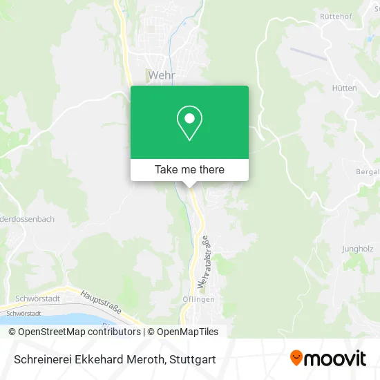 Карта Schreinerei Ekkehard Meroth