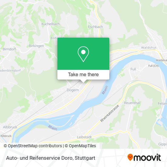 Auto- und Reifenservice Doro map
