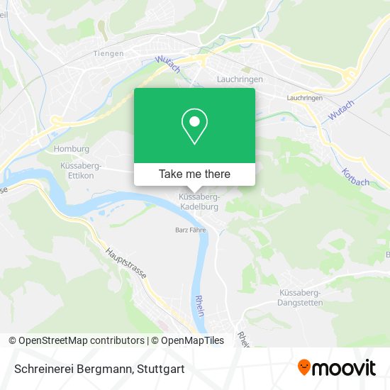 Schreinerei Bergmann map