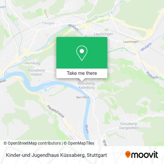 Kinder-und Jugendhaus Küssaberg map