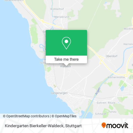 Kindergarten Bierkeller-Waldeck map