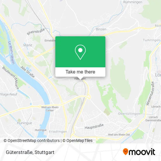 Карта Güterstraße