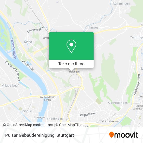 Pulsar Gebäudereinigung map