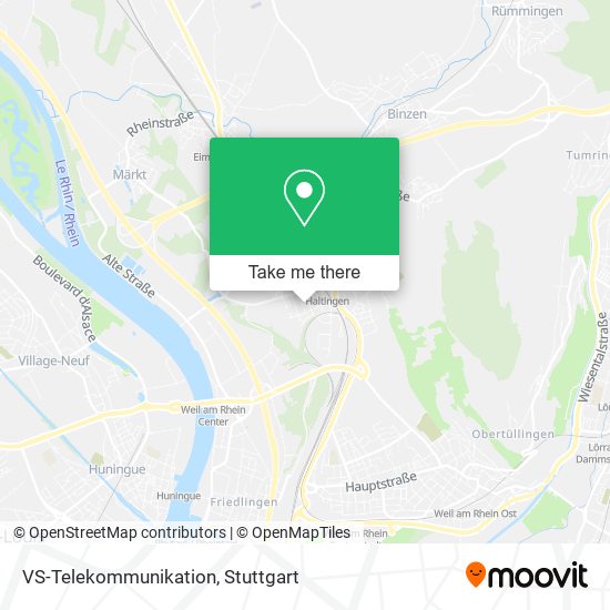 VS-Telekommunikation map