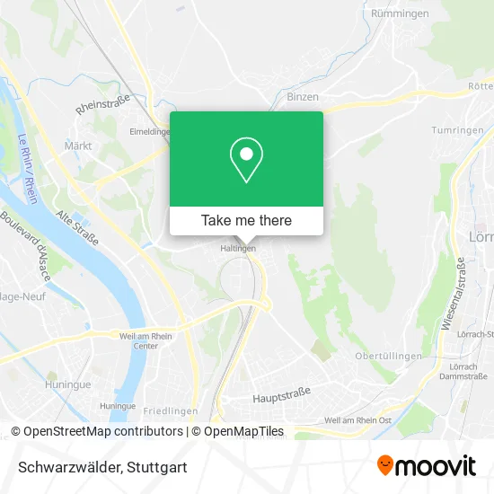 Карта Schwarzwälder