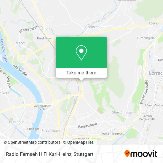 Карта Radio Fernseh HiFi Karl-Heinz