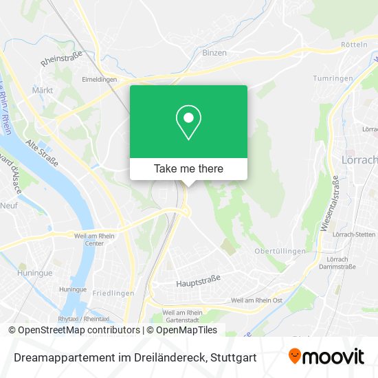 Dreamappartement im Dreiländereck map