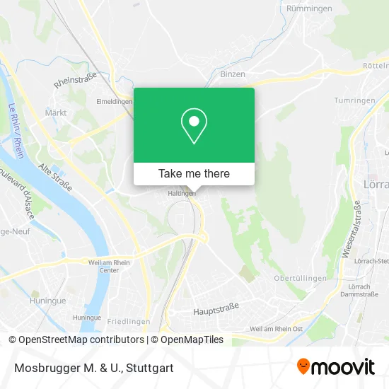 Mosbrugger M. & U. map