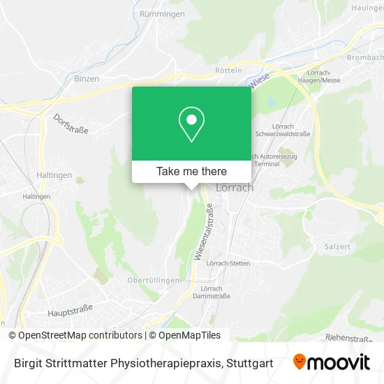 Карта Birgit Strittmatter Physiotherapiepraxis