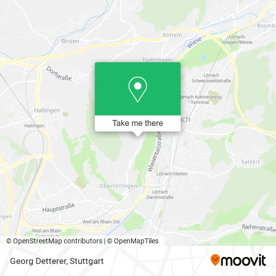 Карта Georg Detterer