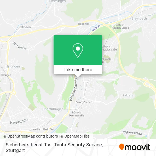 Карта Sicherheitsdienst Tss- Tanta-Security-Service