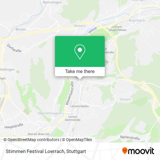 Stimmen Festival Loerrach map