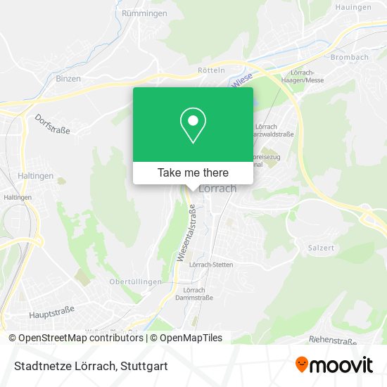 Stadtnetze Lörrach map