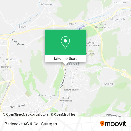 Карта Badenova AG & Co.