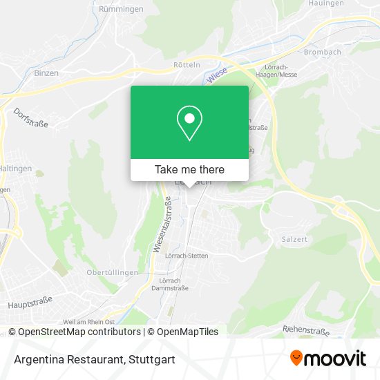 Argentina Restaurant map