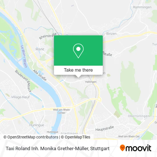 Карта Taxi Roland Inh. Monika Grether-Müller