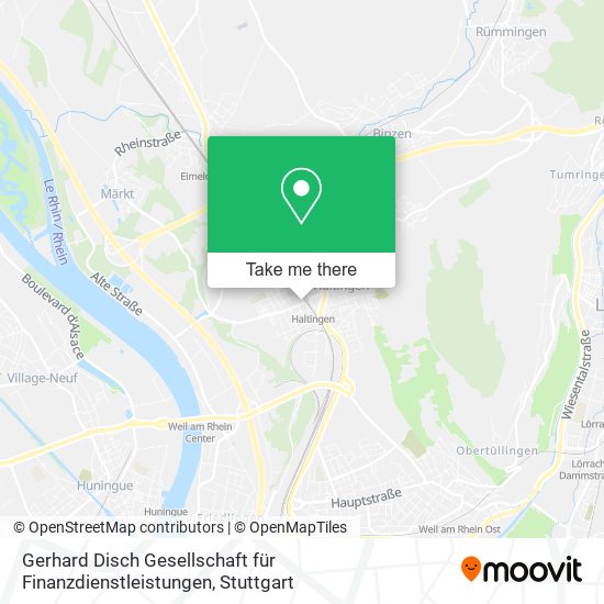 Gerhard Disch Gesellschaft für Finanzdienstleistungen map