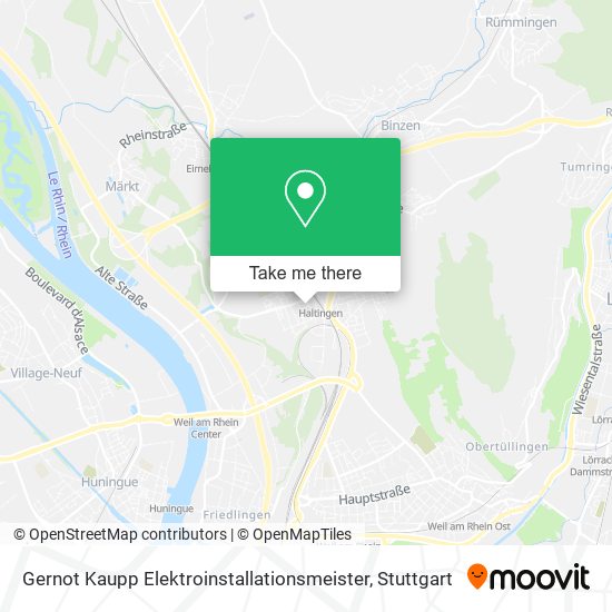 Карта Gernot Kaupp Elektroinstallationsmeister