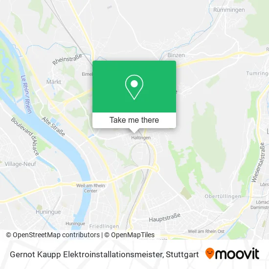 Карта Gernot Kaupp Elektroinstallationsmeister