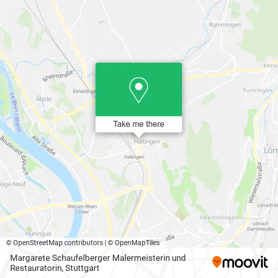 Карта Margarete Schaufelberger Malermeisterin und Restauratorin