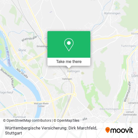 Württembergische Versicherung: Dirk Marchfeld map