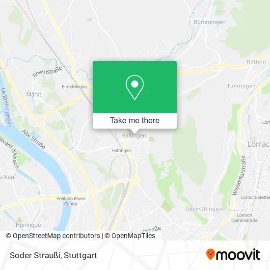 Карта Soder Straußi