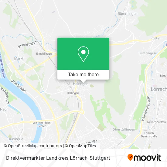 Карта Direktvermarkter Landkreis Lörrach