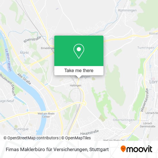 Fimas Maklerbüro für Versicherungen map