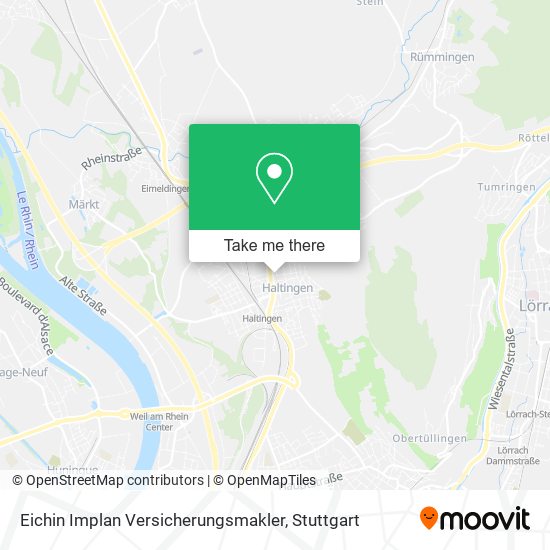 Eichin Implan Versicherungsmakler map