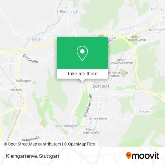 Карта Kleingartenve