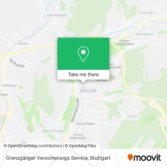 Карта Grenzgänger Versicherungs Service