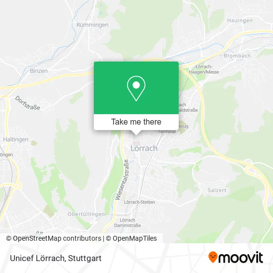 Карта Unicef Lörrach