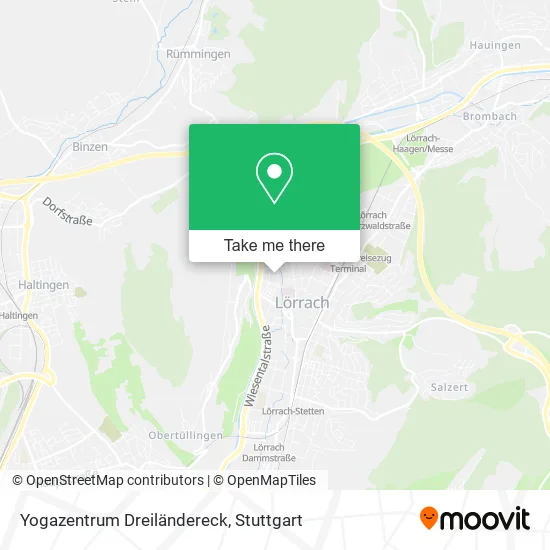 Карта Yogazentrum Dreiländereck
