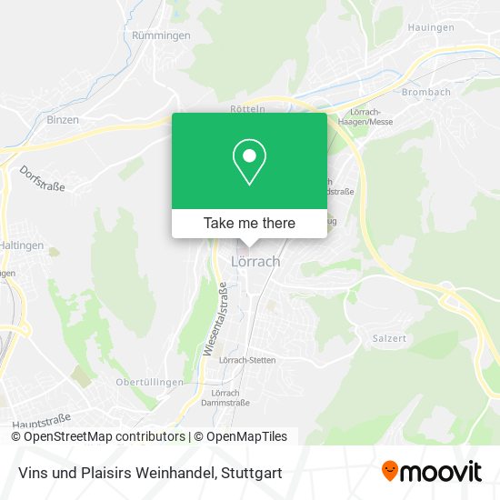 Vins und Plaisirs Weinhandel map