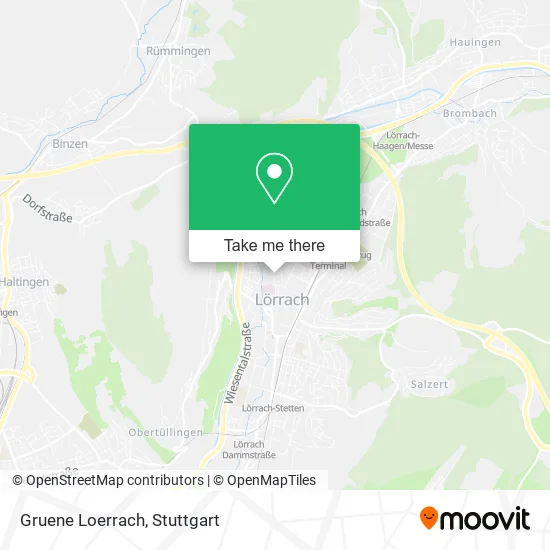 Карта Gruene Loerrach