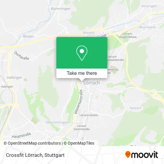 Карта Crossfit Lörrach