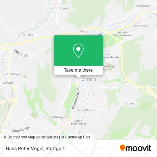 Карта Hans Peter Vogel